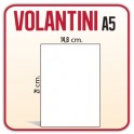 2.500 Volantini A5 14,8x21 cm