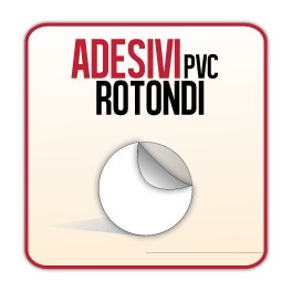 Rotondi 9,5 cm - Adesivi PVC