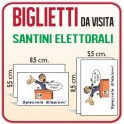 Santini Elettorali 8,5x5,5 cm.