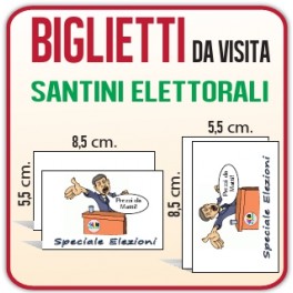 5.000 Santini Elettorali 8,5x5,5 cm.