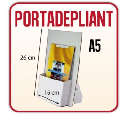 50 Portadepliant in cartone bianco