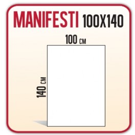 1 Manifesto singolo 100x140 cm