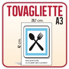 100 Tovagliette A3