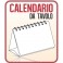 10 Calendari da Scrivania A5 quadrato 14,8x14,8 cm.