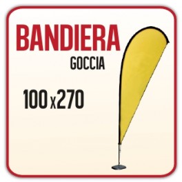 Bandiera a Goccia 100x270 cm