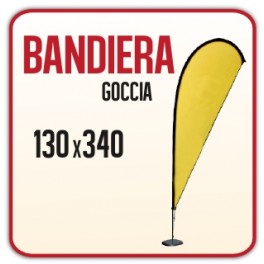 Bandiera a Goccia 130x340 cm