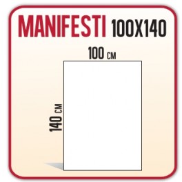 50 Manifesti 100x140 cm