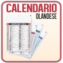 100 Calendari Olandesi da Muro Medio - f.to 29x42,5 cm