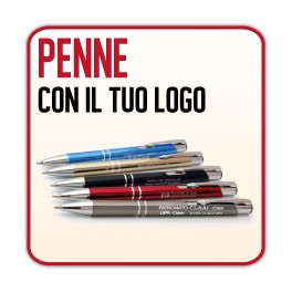 Penne ad incisione laser del tuo logo