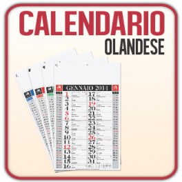 100 Calendari Olandesi Classic da Muro - f.to 29x47 cm