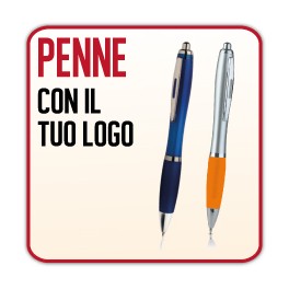 Penne personalizzate con le scritte e con il logo della tua azienda