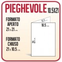 1.000 Pieghevoli 10.5x21cm.