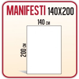 1 Manifesto Singolo 140x200 cm