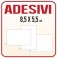 8,5x5,5 cm - Etichette Adesive PVC