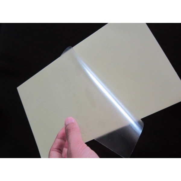 10 Fogli Carta Auto Adesiva PVC VINILE A4 per Stampanti LASER