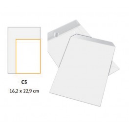 500 Buste da lettera a sacco C5, 90 g/m² carta offset, Senza Finestra, stampa a Colori, F.to 22,90 x 16,20 cm