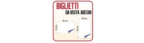Novità!  ""  Biglietti da Visita Adesivi