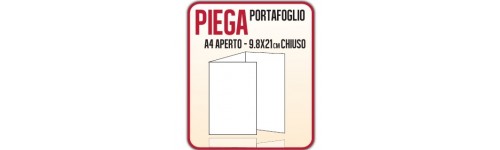 A4 - 2 Pieghe a Portafoglio